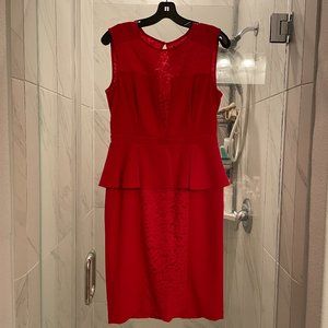 BCBGMaxAzria Peplum Dress Size 8 NWT